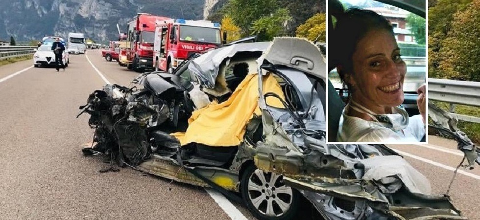 Tragico frontale contro un camion: Giorgia Sartori è stata sbalzata sull’asfalto dopo il violentissimo impatto